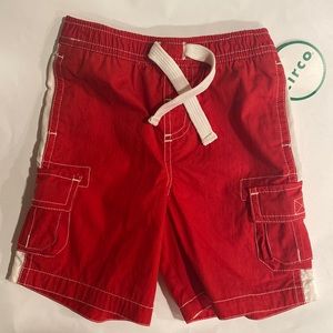 NWT CIRCO Baby Boys Kids Girls Board Short Swim Trunks apple red size 18 months